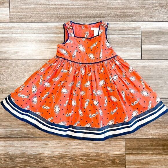 Janie & Jack Sea Side Dress - Size 6-12M - Picture 1 of 5